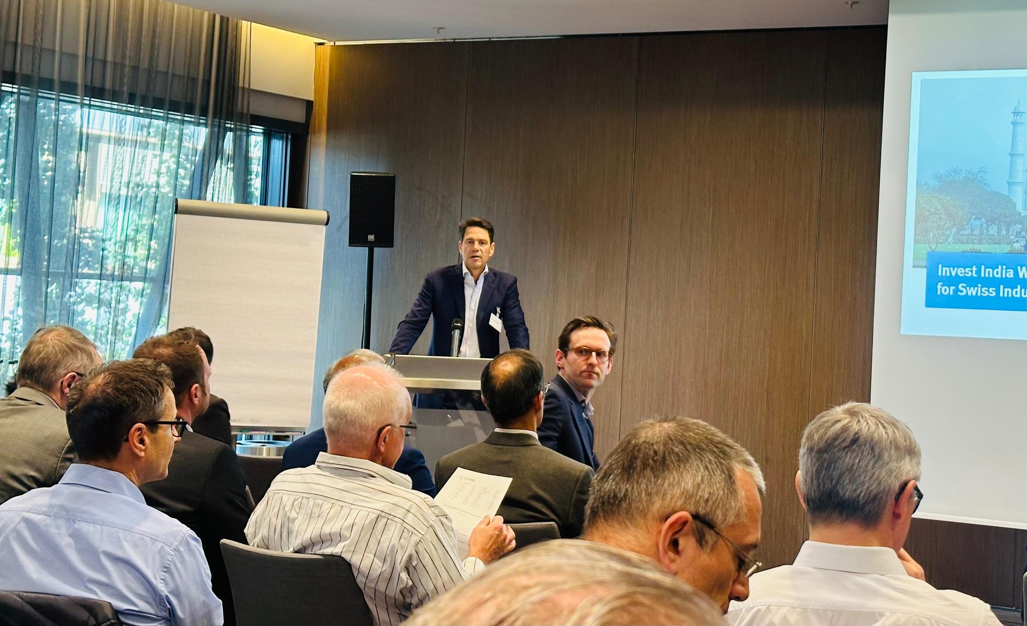 Ambassador Mridul Kumar delivered keynote speech at Invest India Workshop organized in association with Swissmem in Zurich, 16 May 2025.